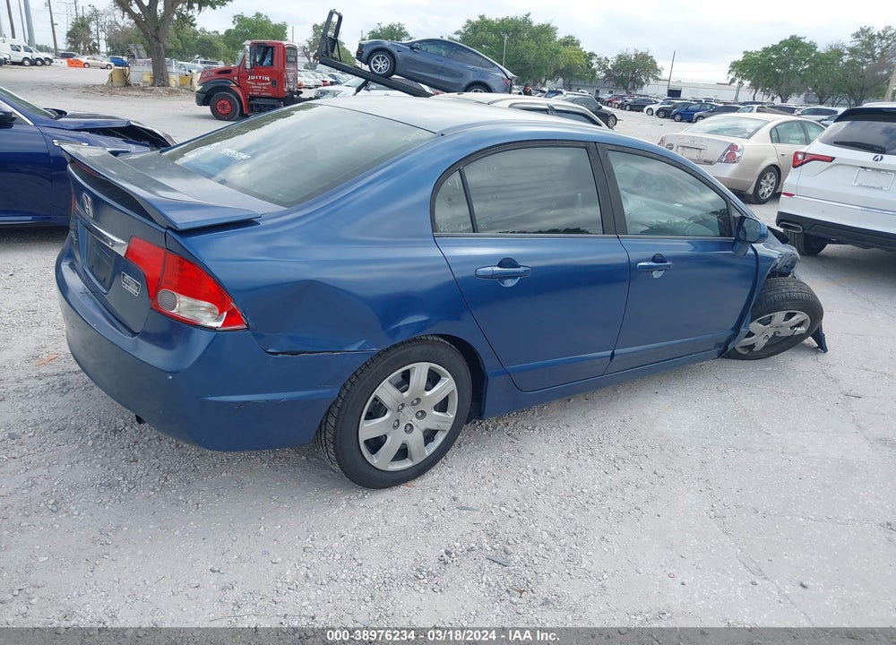 2010 HONDA CIVIC LX VIN: 2HGFA1F59AH563661
