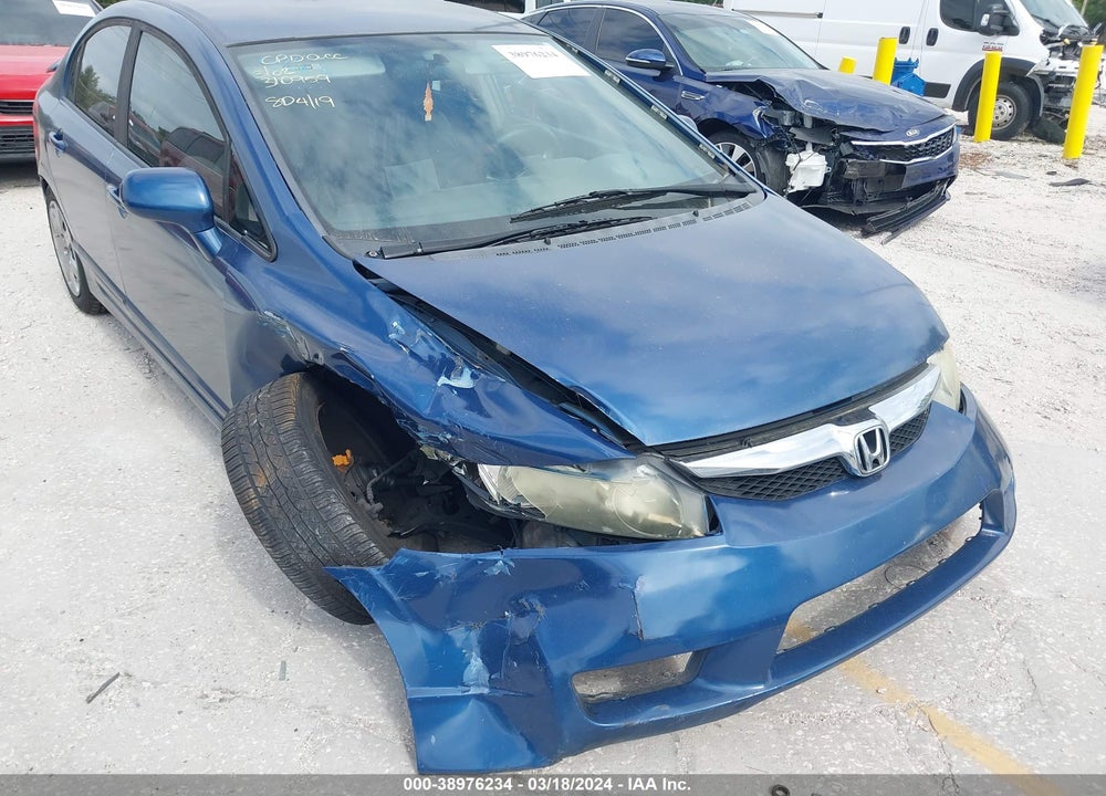 2010 HONDA CIVIC LX VIN: 2HGFA1F59AH563661
