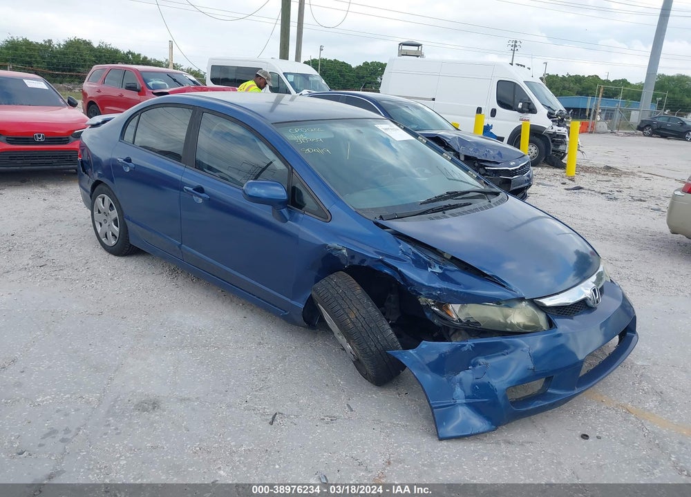2010 HONDA CIVIC LX VIN: 2HGFA1F59AH563661