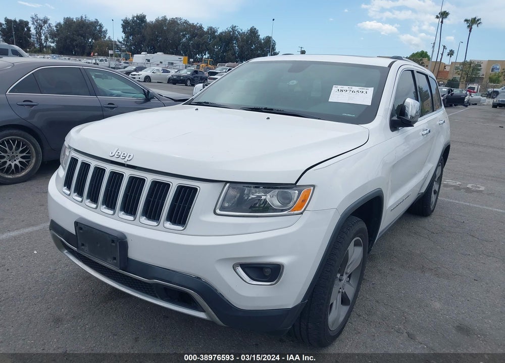 2015 JEEP GRAND CHEROKEE LIMITED VIN: 1C4RJEBGXFC903498