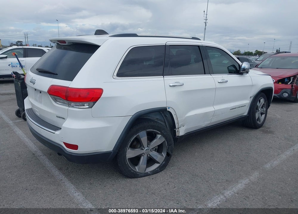 2015 JEEP GRAND CHEROKEE LIMITED VIN: 1C4RJEBGXFC903498