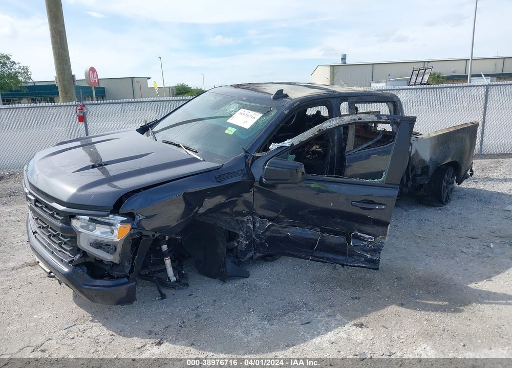 2024 CHEVROLET SILVERADO 1500 4WD SHORT BED RST VIN: 1GCUDEEL4RZ146707