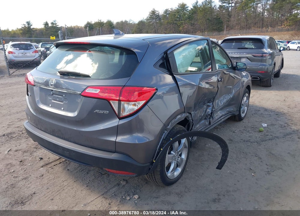 2022 HONDA HR-V AWD LX VIN: 3CZRU6H37NM769056