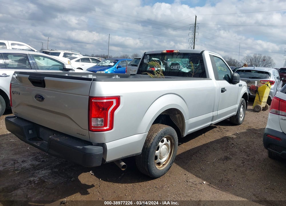 2015 FORD F-150 XL VIN: 1FTMF1C88FKD61769