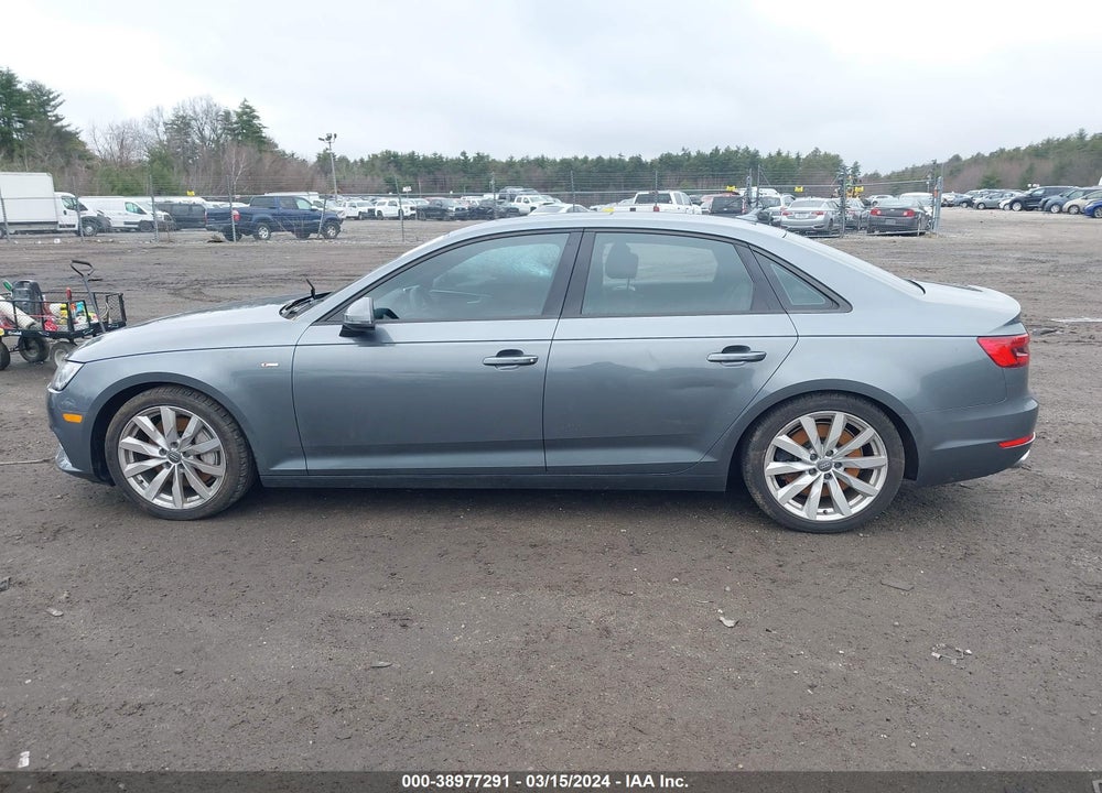 2017 AUDI A4 2.0T PREMIUM VIN: WAUANAF48HN065034