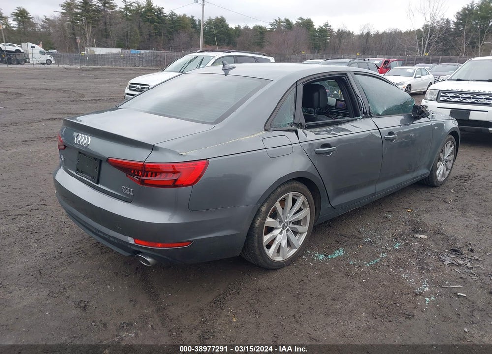 2017 AUDI A4 2.0T PREMIUM VIN: WAUANAF48HN065034