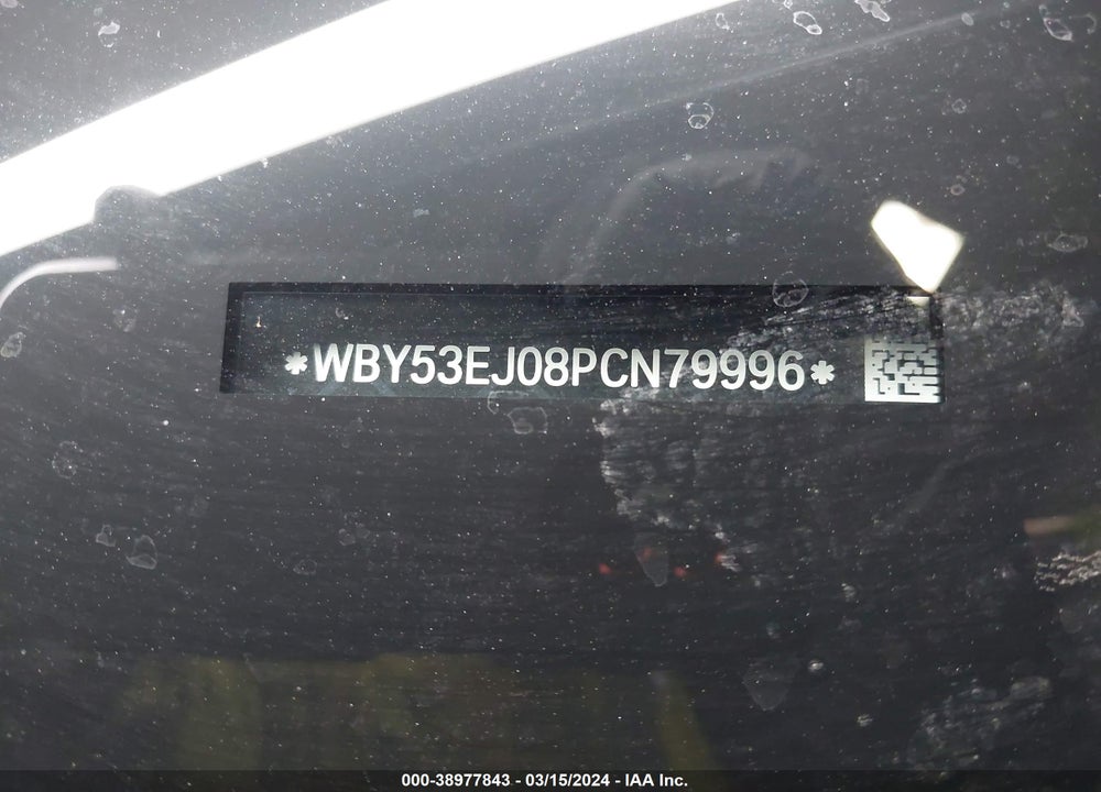 2023 BMW I7 VIN: WBY53EJ08PCN79996