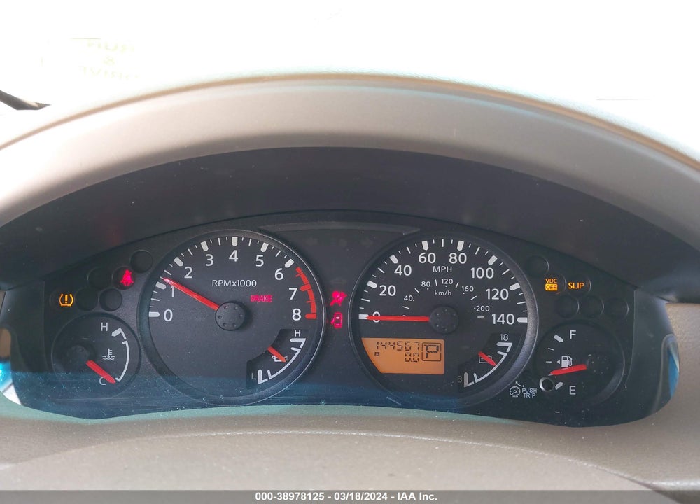 2005 NISSAN PATHFINDER LE VIN: 5N1AR18U45C784675