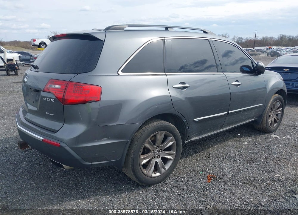 2010 ACURA MDX ADVANCE PACKAGE VIN: 2HNYD2H77AH521857
