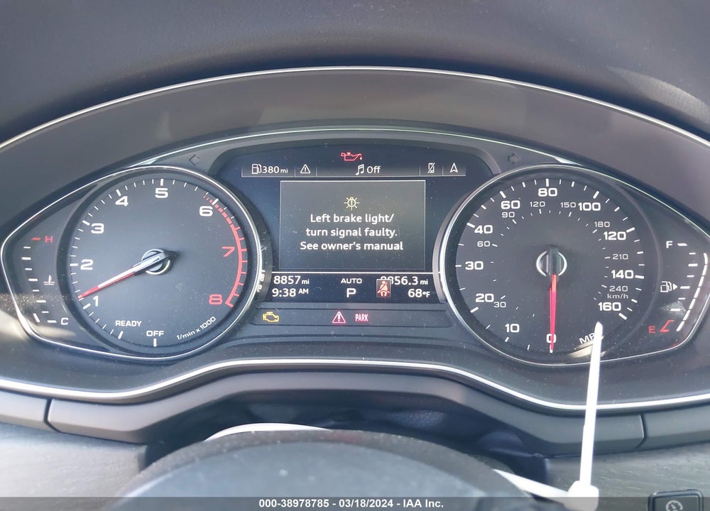 2023 AUDI A5 SPORTBACK PREMIUM 45 TFSI S LINE QUATTRO S TRONIC VIN: WAUDACF50PA044861