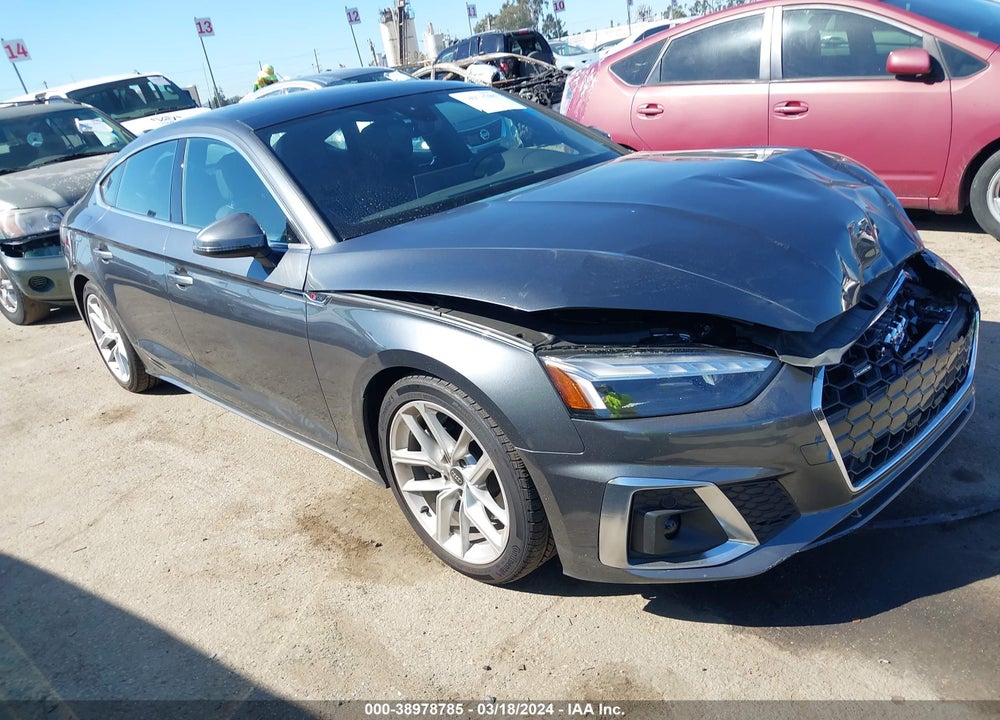 2023 AUDI A5 SPORTBACK PREMIUM 45 TFSI S LINE QUATTRO S TRONIC VIN: WAUDACF50PA044861