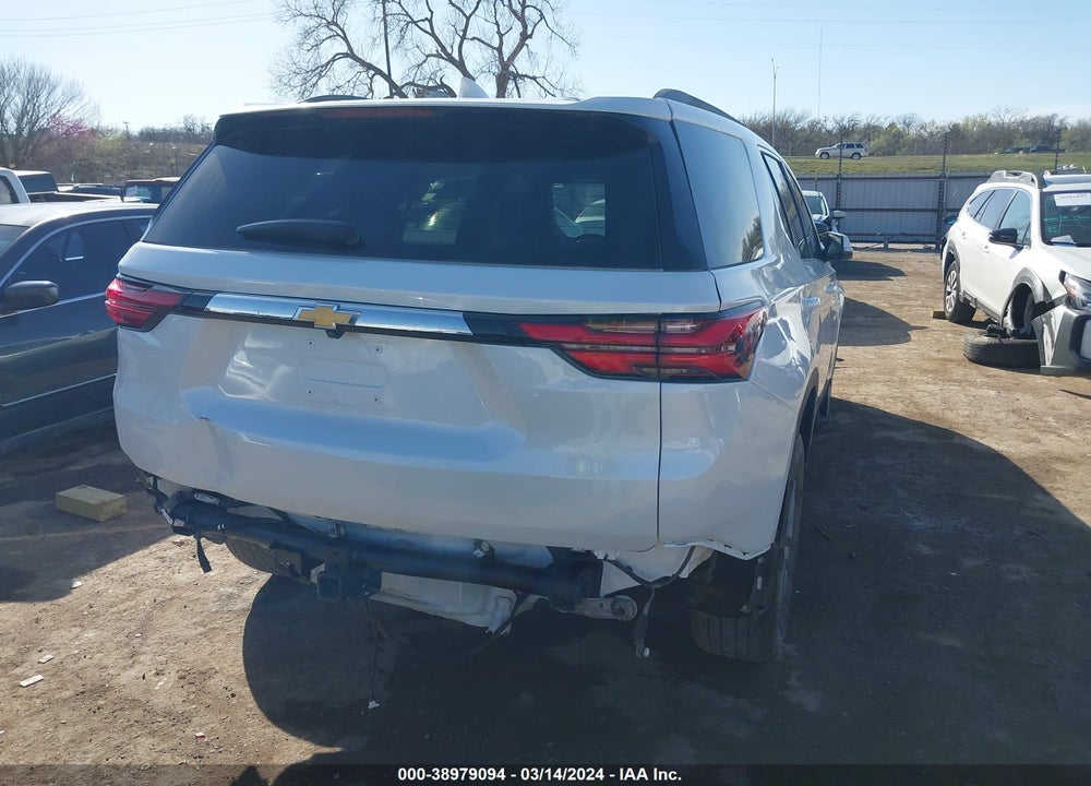 2022 CHEVROLET TRAVERSE FWD LT CLOTH VIN: 1GNERGKW6NJ168921