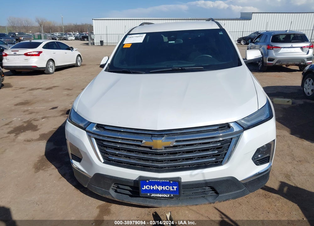 2022 CHEVROLET TRAVERSE FWD LT CLOTH VIN: 1GNERGKW6NJ168921