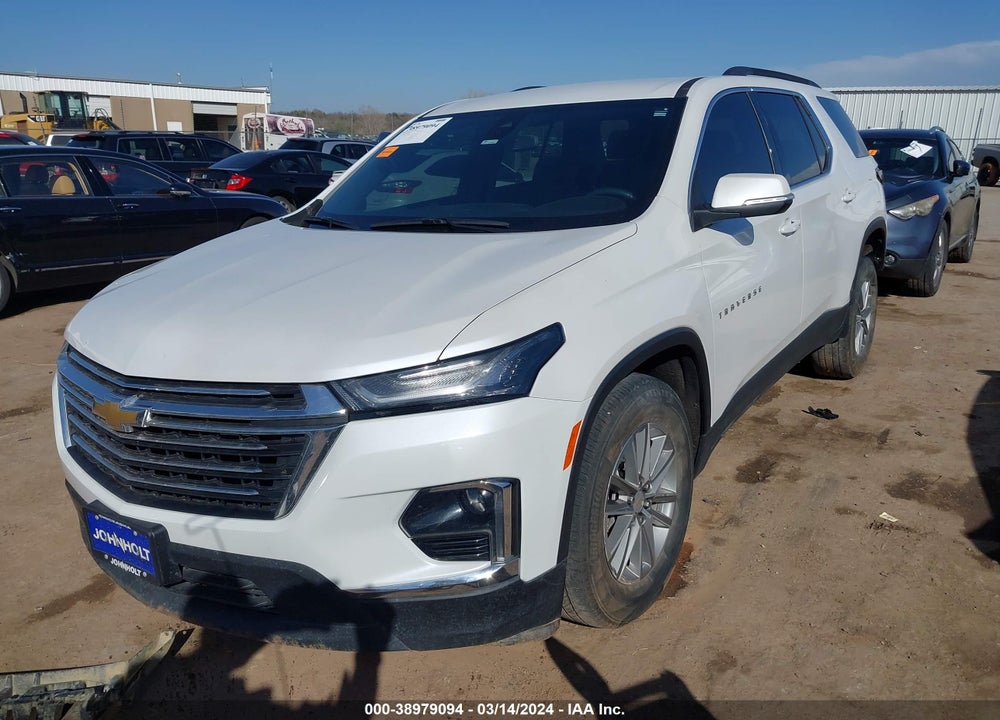 2022 CHEVROLET TRAVERSE FWD LT CLOTH VIN: 1GNERGKW6NJ168921