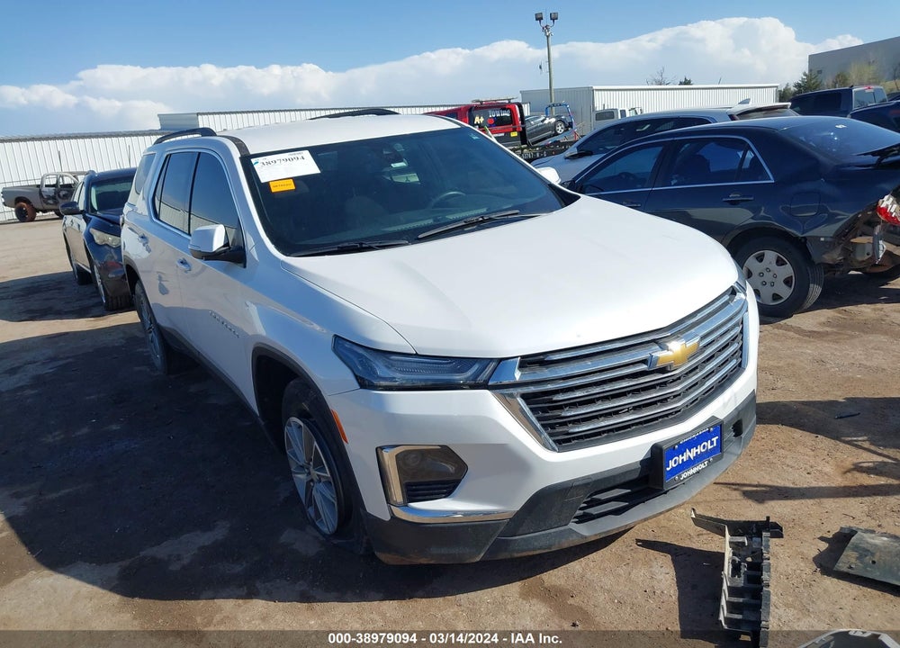 2022 CHEVROLET TRAVERSE FWD LT CLOTH VIN: 1GNERGKW6NJ168921