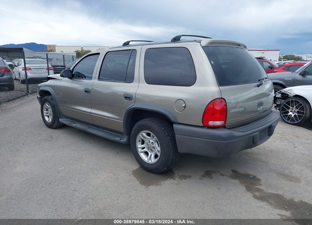 2003 DODGE DURANGO SPORT/SXT VIN: 1D4HR38N23F584903