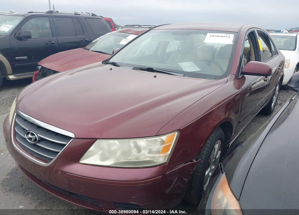 2009 HYUNDAI SONATA GLS VIN: 5NPET46C69H496184