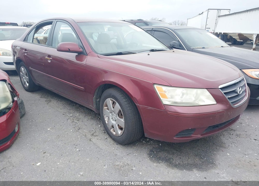 2009 HYUNDAI SONATA GLS VIN: 5NPET46C69H496184