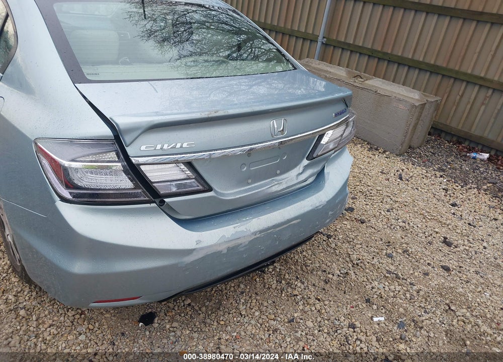 2013 HONDA CIVIC HYBRID VIN: 19XFB4F34DE000058