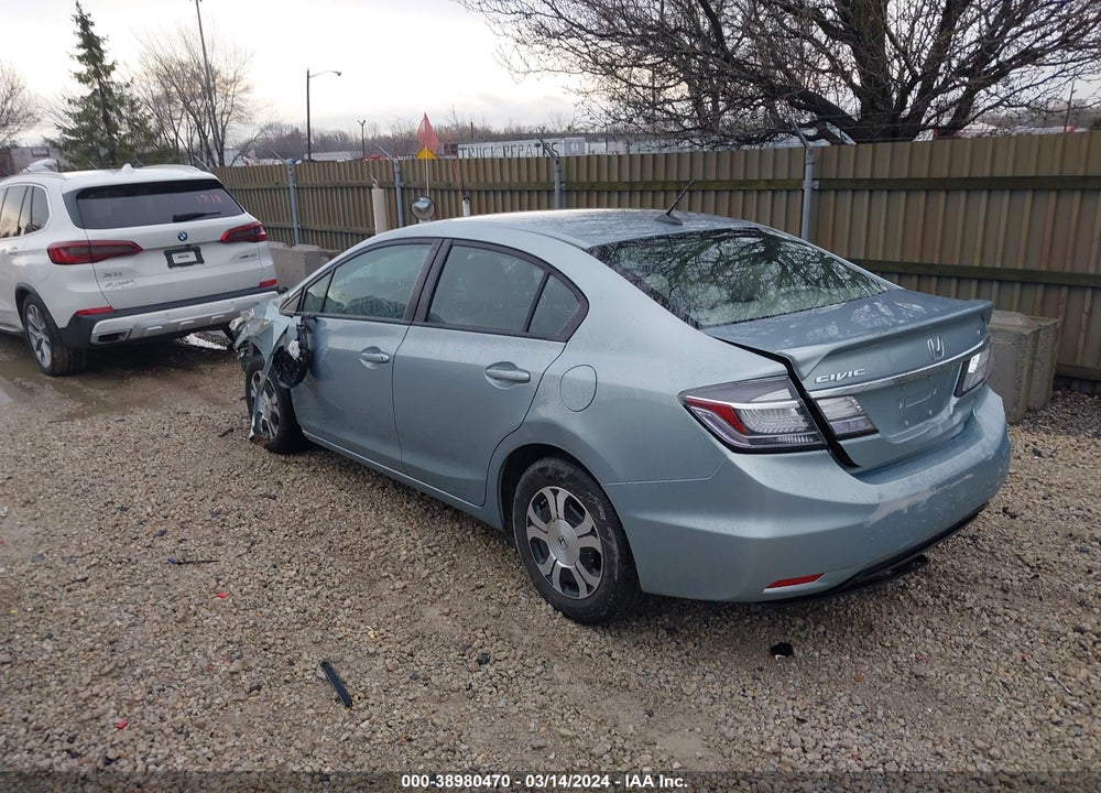 2013 HONDA CIVIC HYBRID VIN: 19XFB4F34DE000058