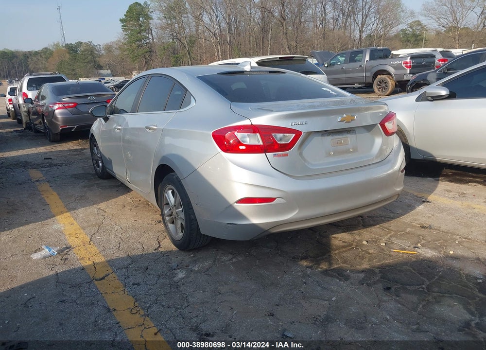 2016 CHEVROLET CRUZE LT AUTO VIN: 1G1BE5SM5G7274800