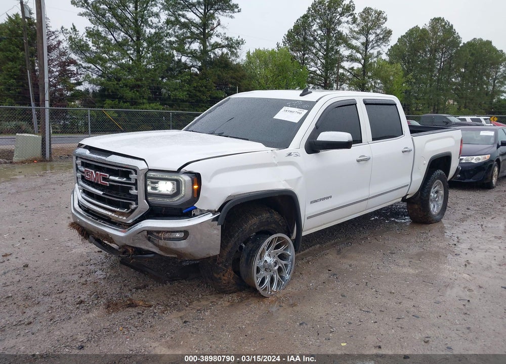 2016 GMC SIERRA 1500 SLT VIN: 3GTU2NEC5GG120684
