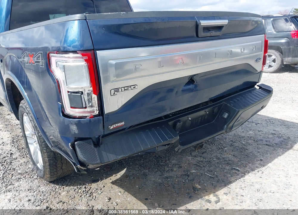 2016 FORD F-150 PLATINUM VIN: 1FTEW1EG6GFC06124