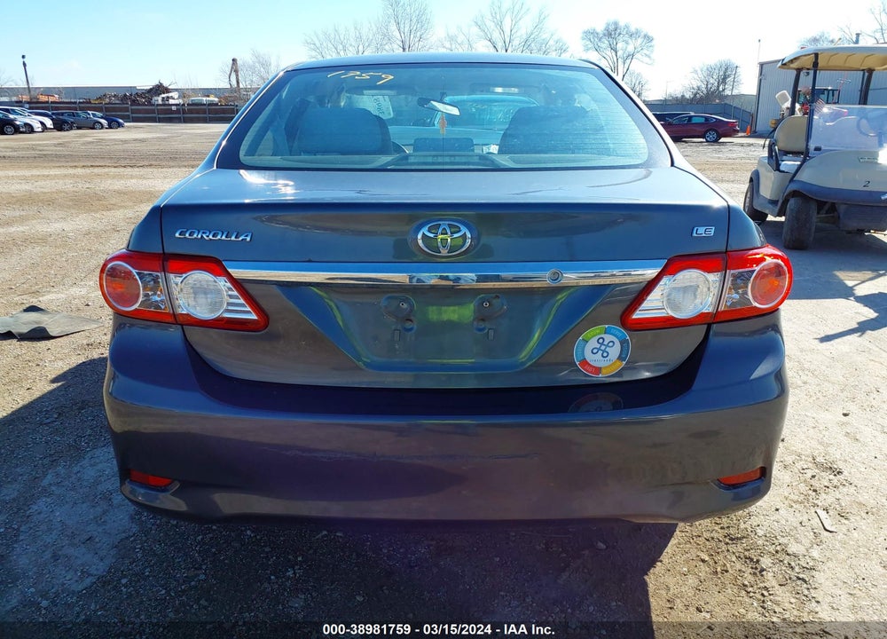 2011 TOYOTA COROLLA VIN: 2T1BU4EE4BC641346