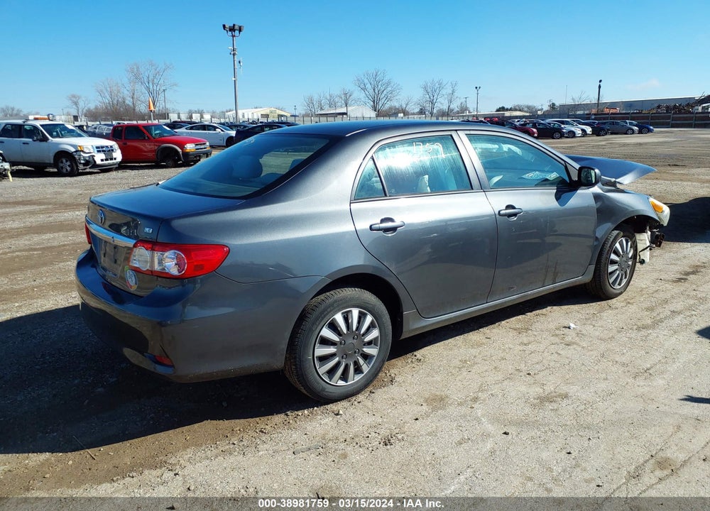 2011 TOYOTA COROLLA VIN: 2T1BU4EE4BC641346