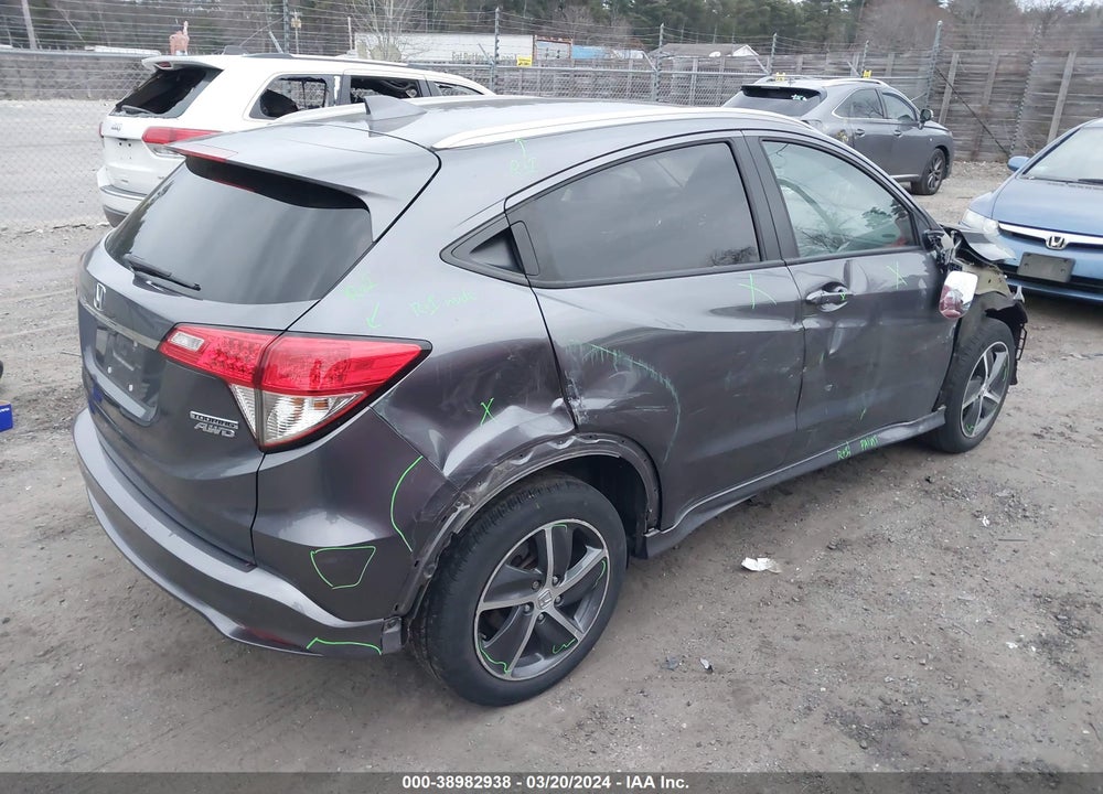 2019 HONDA HR-V TOURING VIN: 3CZRU6H97KM715577