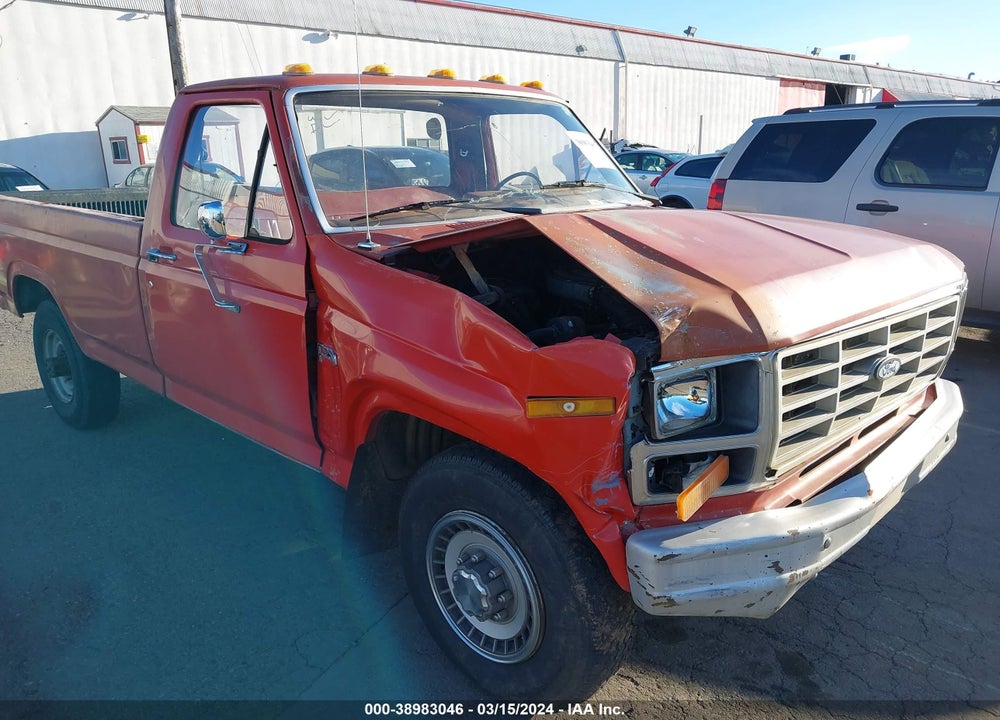 1986 FORD F250 VIN: 2FTHF25Y8GCA52927