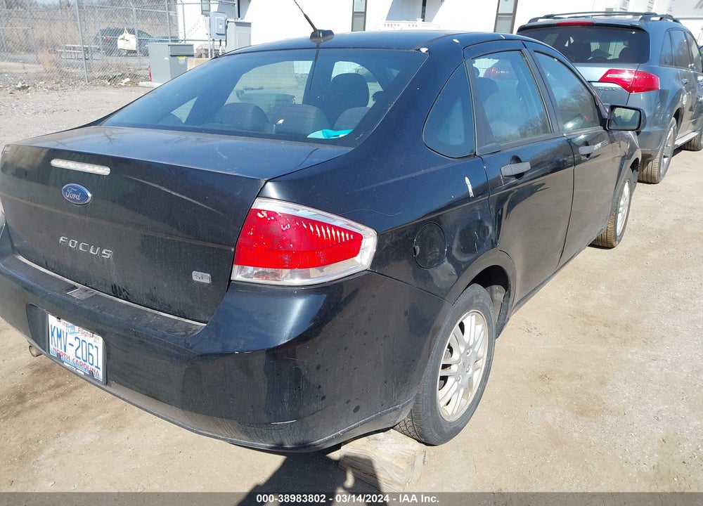 2011 FORD FOCUS SE VIN: 1FAHP3FN5BW133149