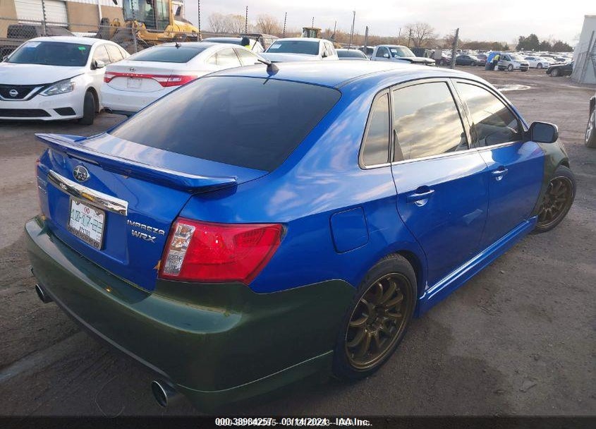 2010 SUBARU IMPREZA WRX PREMIUM VIN: JF1GE7G65AG515190