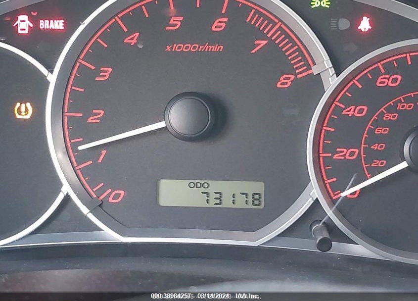 2010 SUBARU IMPREZA WRX PREMIUM VIN: JF1GE7G65AG515190