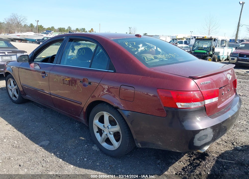2008 HYUNDAI SONATA LIMITED V6/SE V6 VIN: 5NPEU46F48H377782