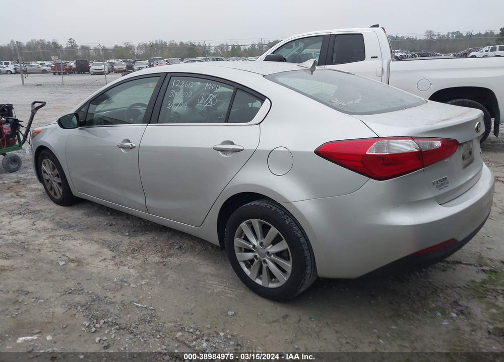 2014 KIA FORTE EX VIN: KNAFX4A81E5180999