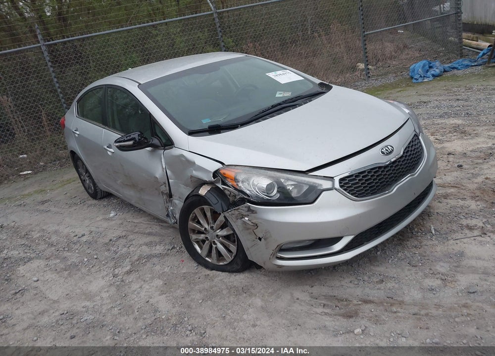 2014 KIA FORTE EX VIN: KNAFX4A81E5180999