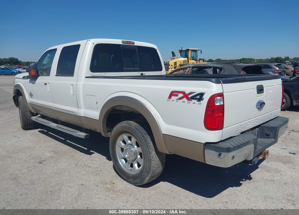 2013 FORD F-250 LARIAT VIN: 1FT7W2BTXDEA03416