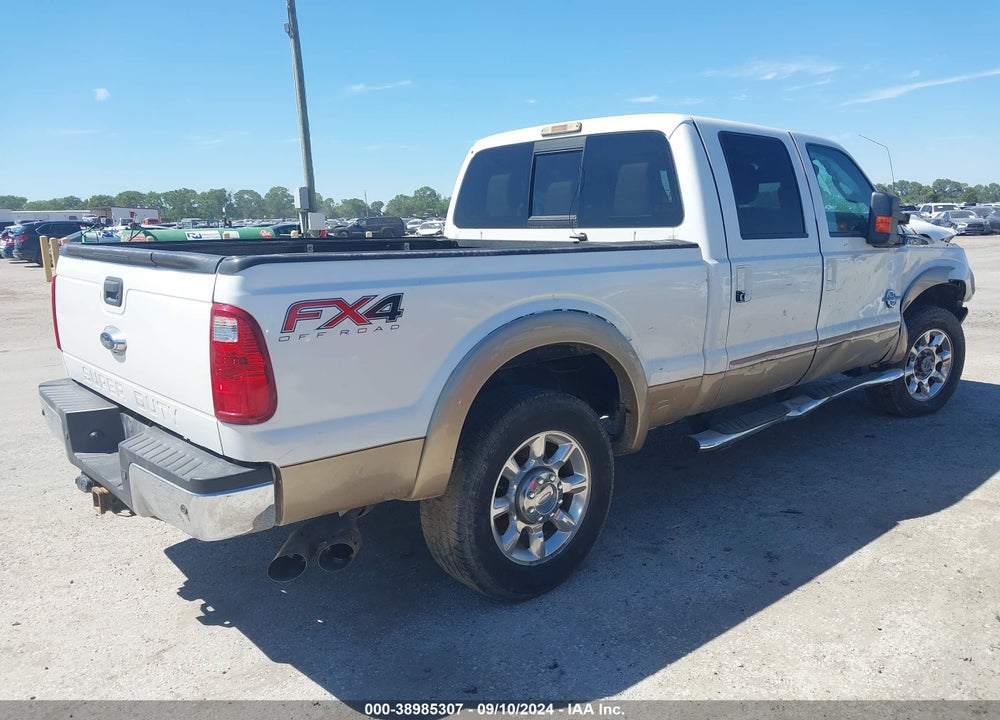 2013 FORD F-250 LARIAT VIN: 1FT7W2BTXDEA03416