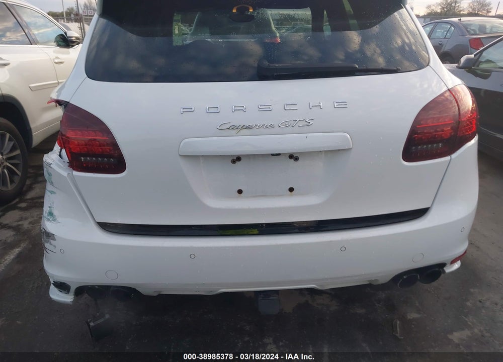 2013 PORSCHE CAYENNE GTS VIN: WP1AD2A20DLA77653