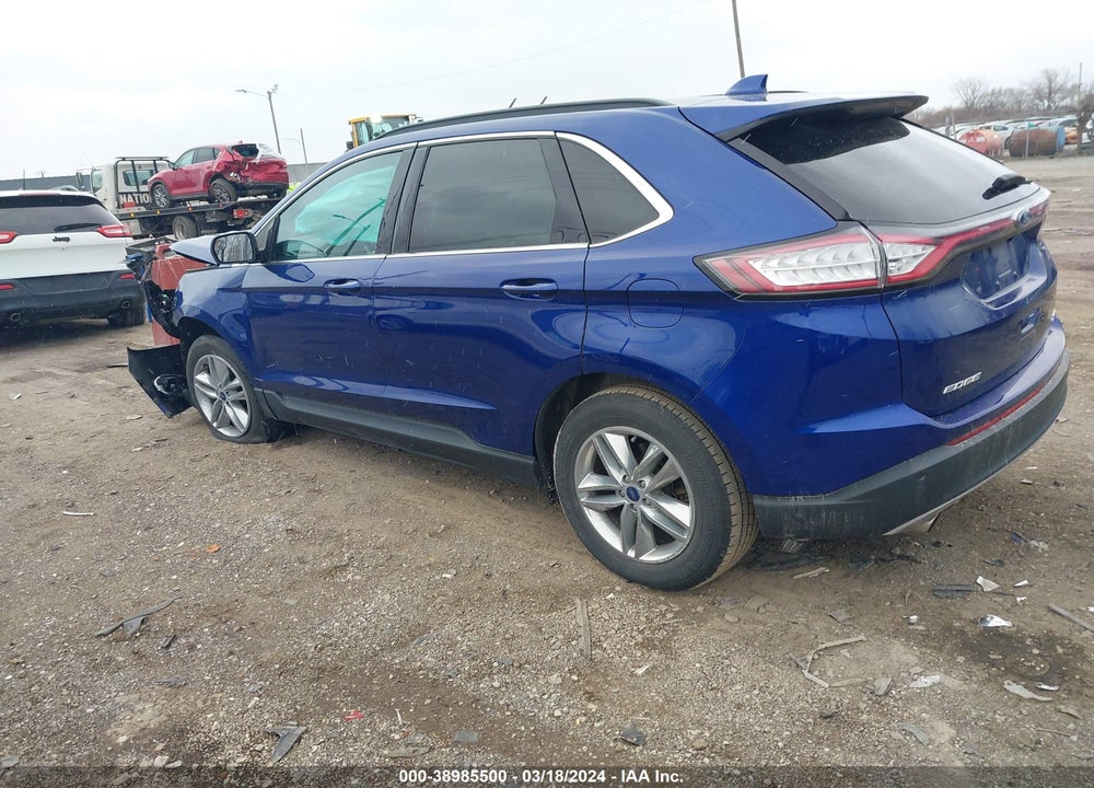 2015 FORD EDGE SEL VIN: 2FMTK4J92FBC30881