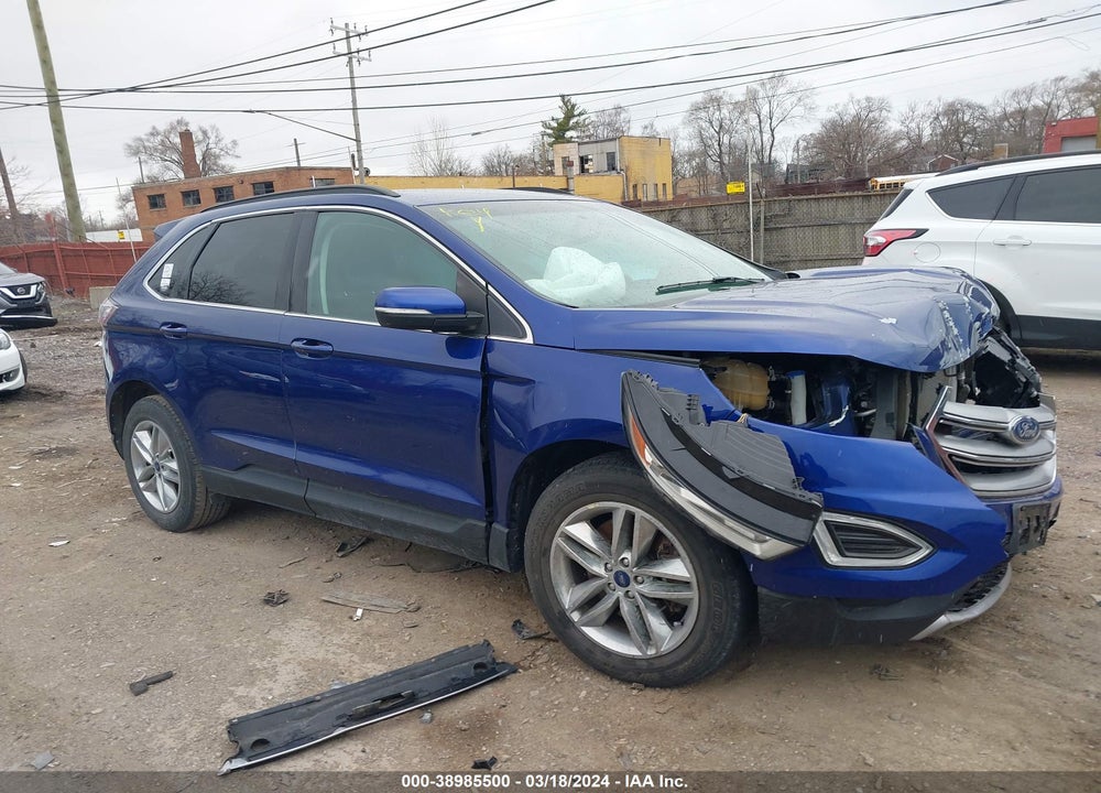 2015 FORD EDGE SEL VIN: 2FMTK4J92FBC30881