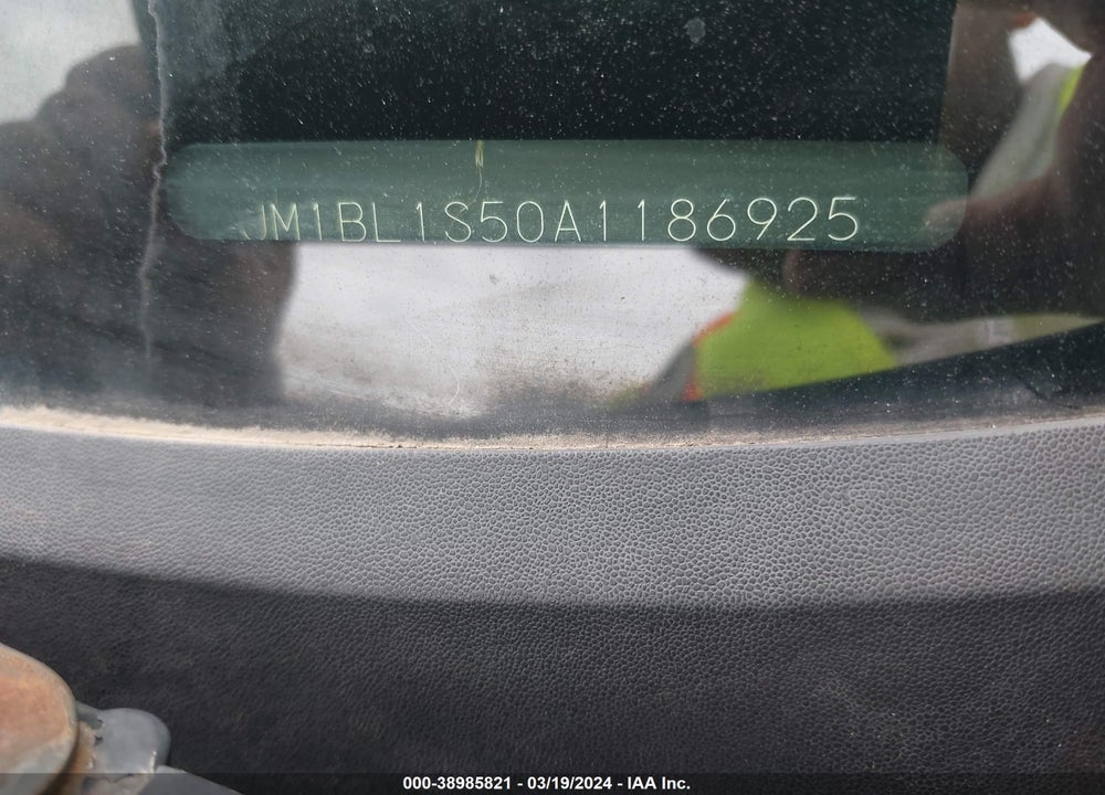 2010 MAZDA MAZDA3 VIN: JM1BL1S50A1186925