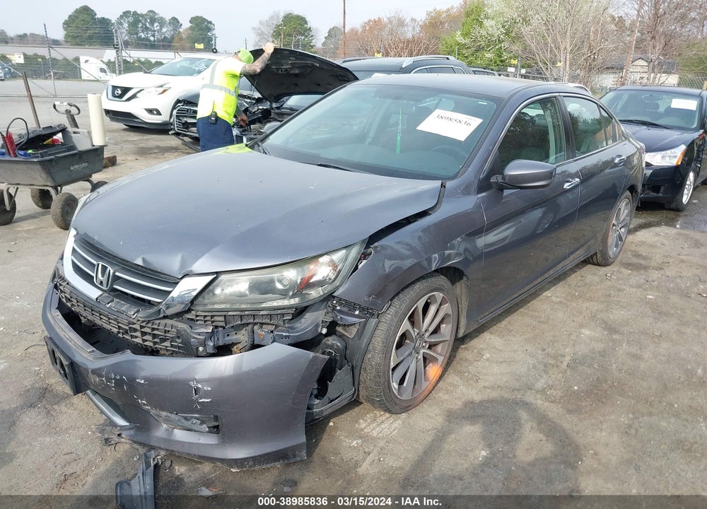 2014 HONDA ACCORD SPORT VIN: 1HGCR2F55EA021463