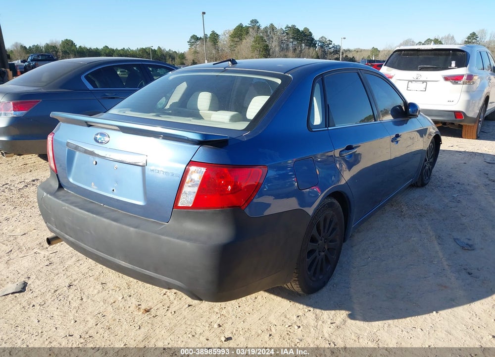 2009 SUBARU IMPREZA 2.5I VIN: JF1GE60649H520200