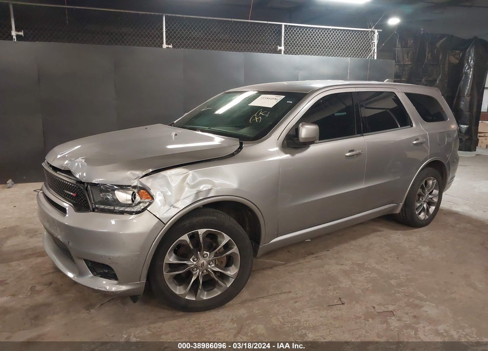 2019 DODGE DURANGO GT PLUS AWD VIN: 1C4RDJDG8KC691739