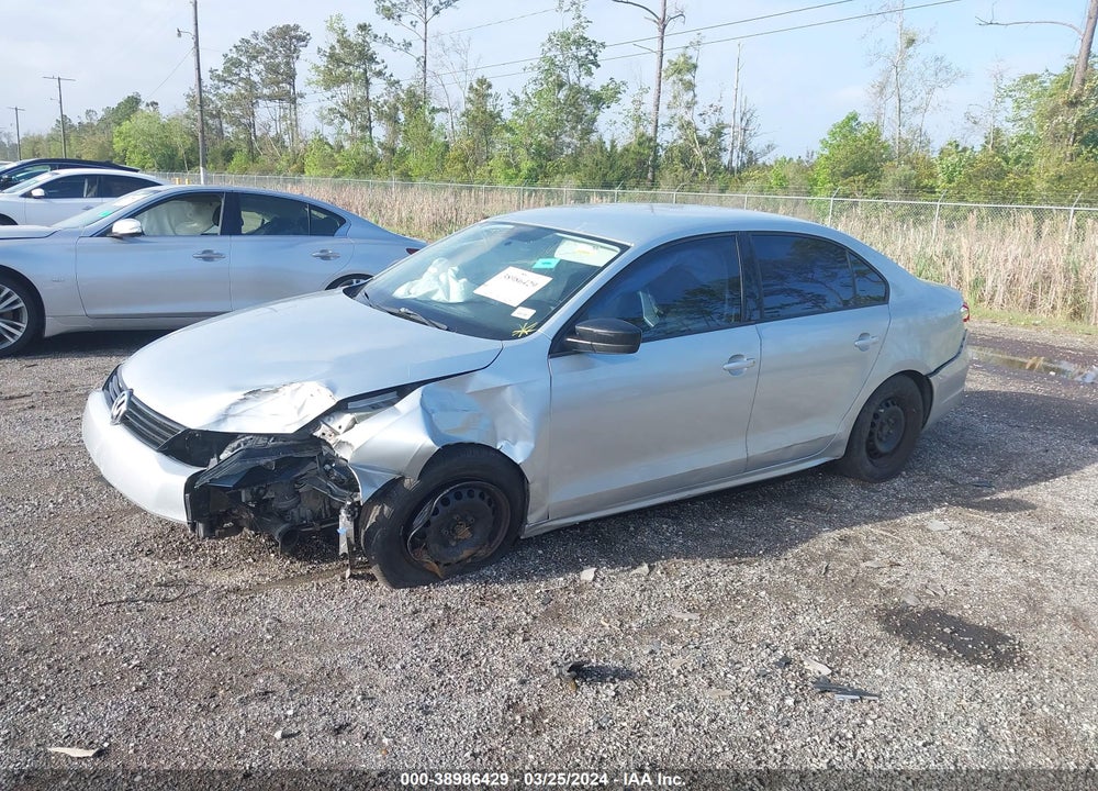 2014 VOLKSWAGEN JETTA 2.0L S VIN: 3VW2K7AJ1EM425795