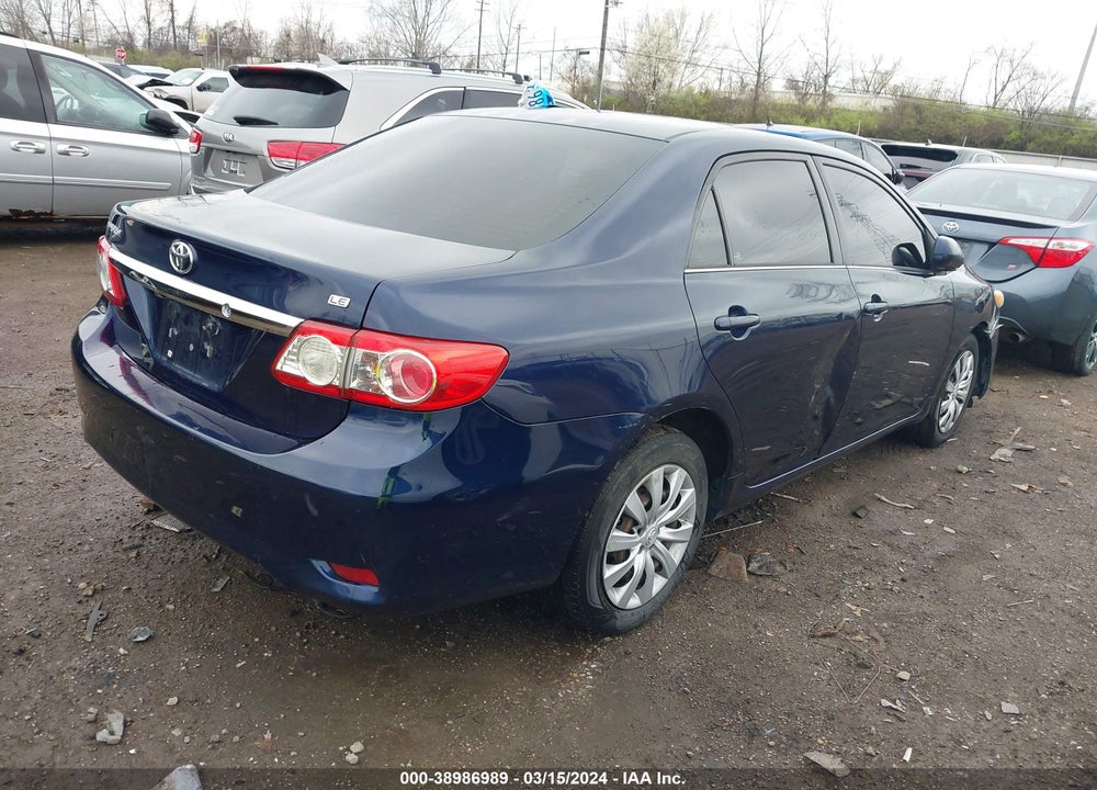 2013 TOYOTA COROLLA LE VIN: 2T1BU4EEXDC013567