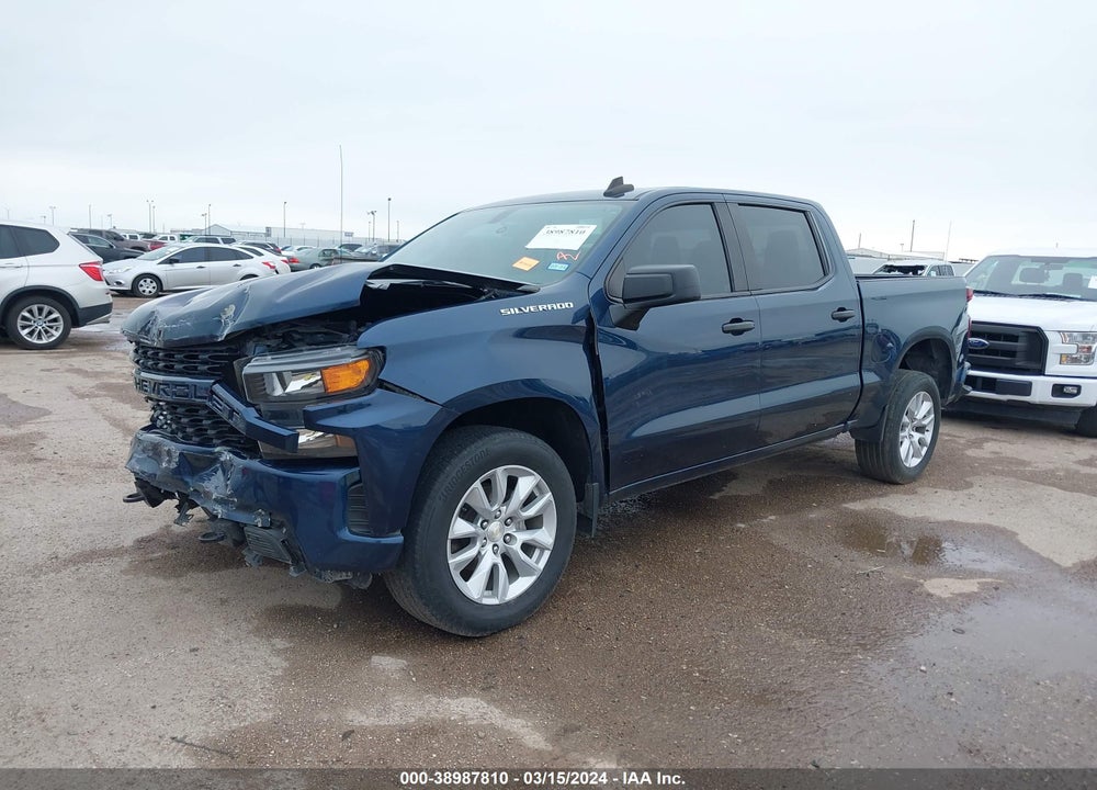 2020 CHEVROLET SILVERADO 1500 2WD SHORT BED CUSTOM VIN: 3GCPWBEH5LG255444