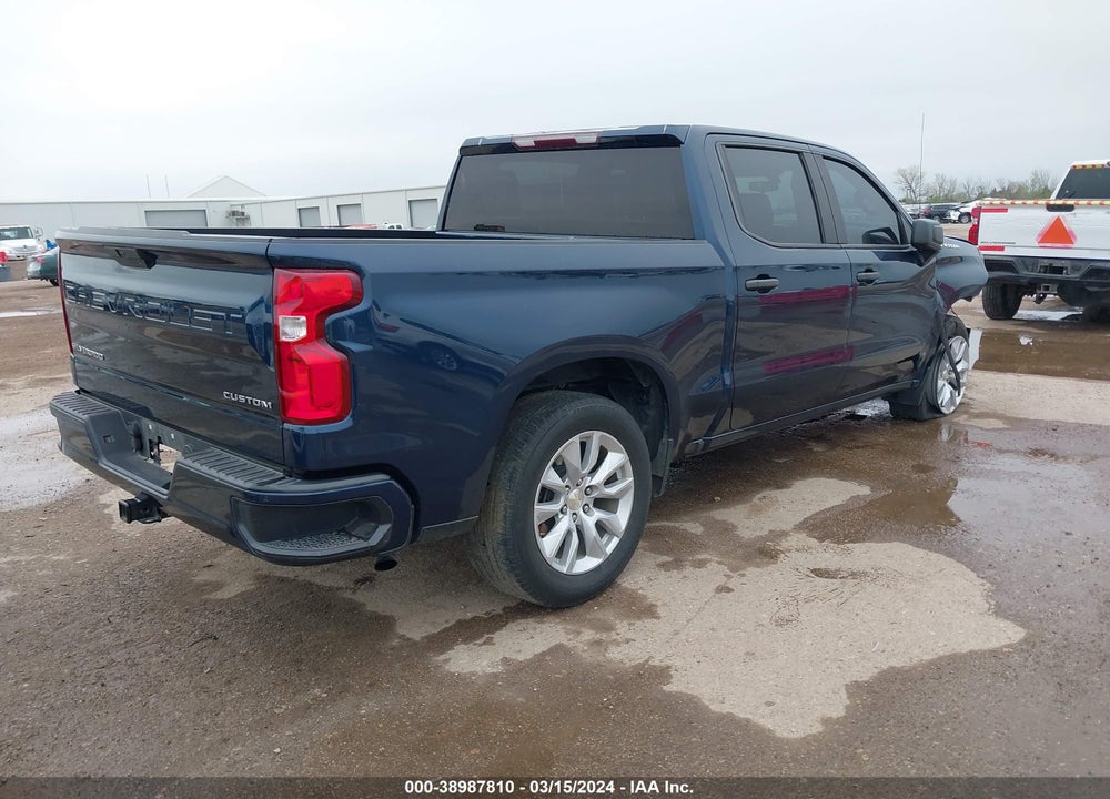 2020 CHEVROLET SILVERADO 1500 2WD SHORT BED CUSTOM VIN: 3GCPWBEH5LG255444